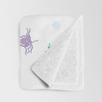 Animal World Map Throw Blanket Gallery Image 3