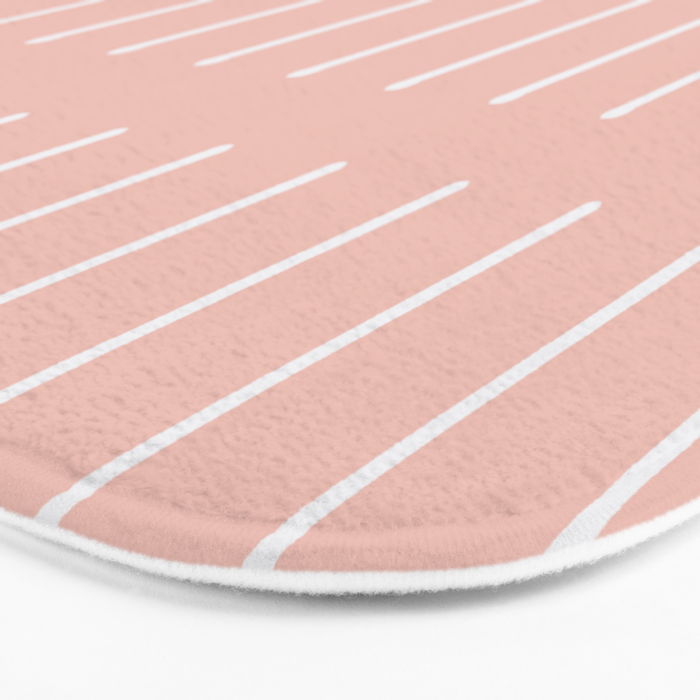 Mudcloth (Blush) Bath Mat Gallery Image 3