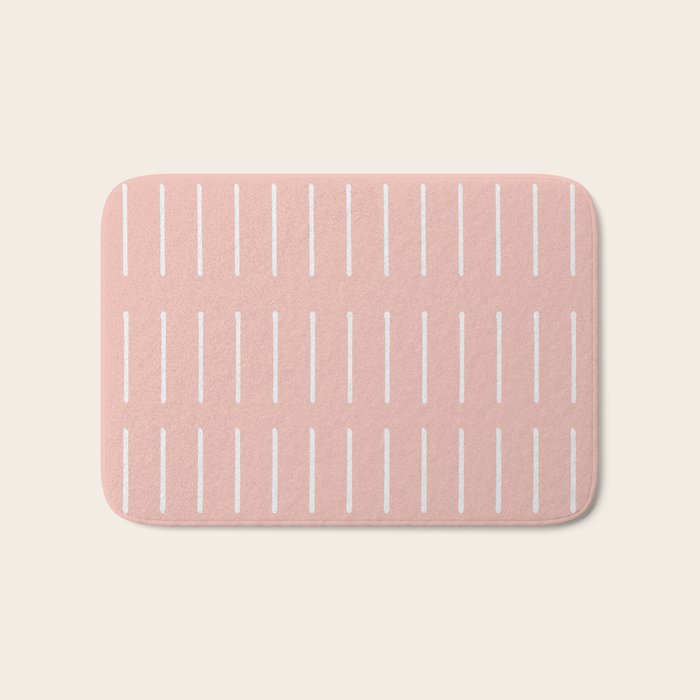 Mudcloth (Blush) Bath Mat Gallery Image 1