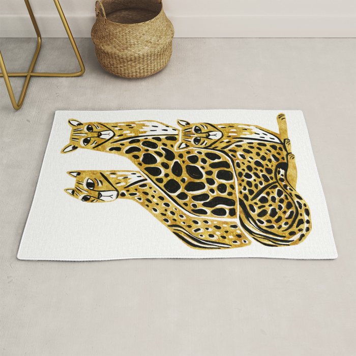 Gold Cheetahs Rug Gallery Image 1