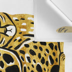 Gold Cheetahs Wall Tapestry Gallery Image 3