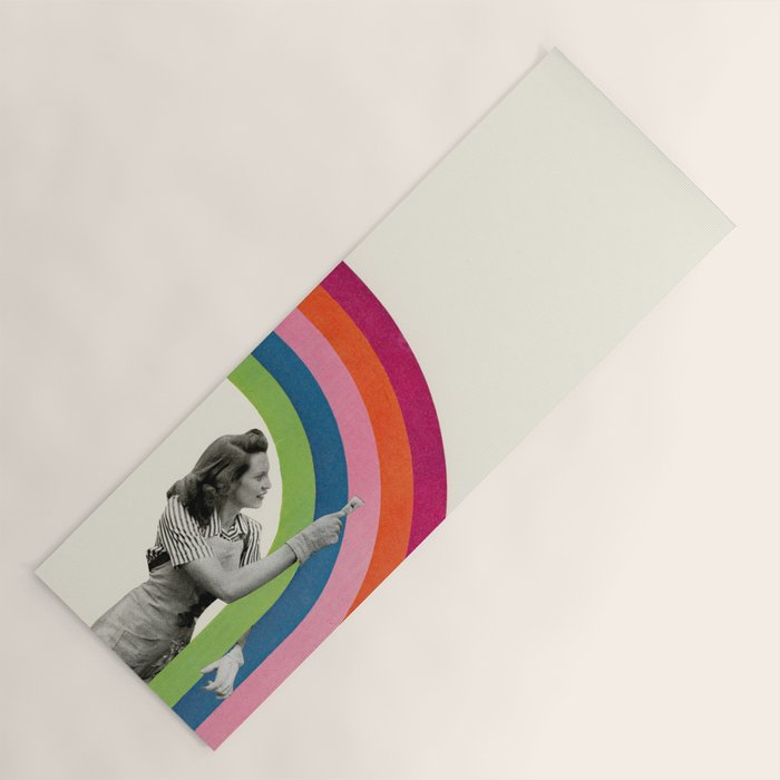 Paint a Rainbow Yoga Mat Gallery Image 1