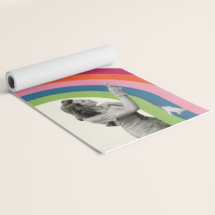 Paint a Rainbow Yoga Mat Gallery Image 2