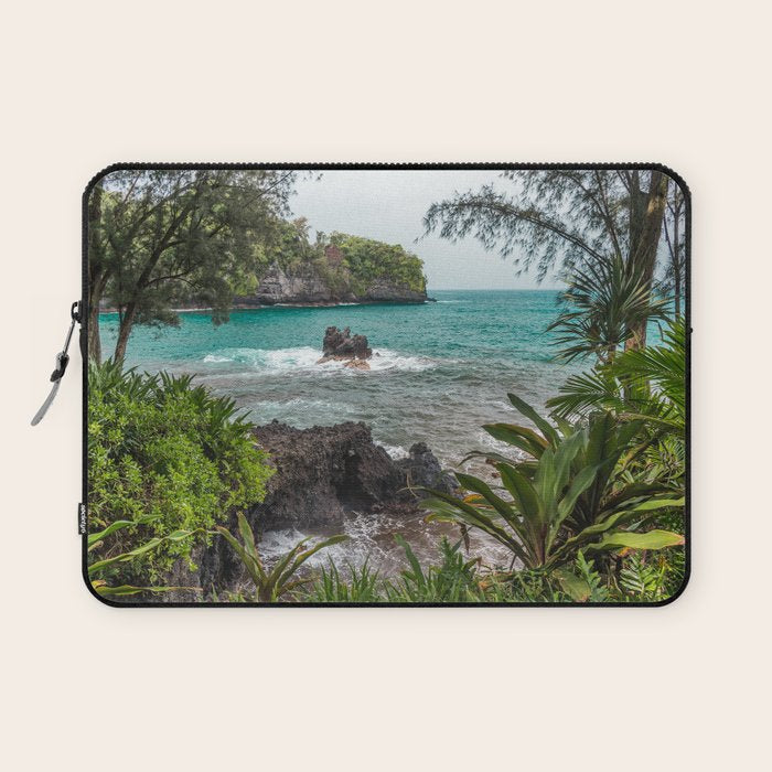 Hawaiian Turquoise Cove Laptop Sleeve Gallery Image 1