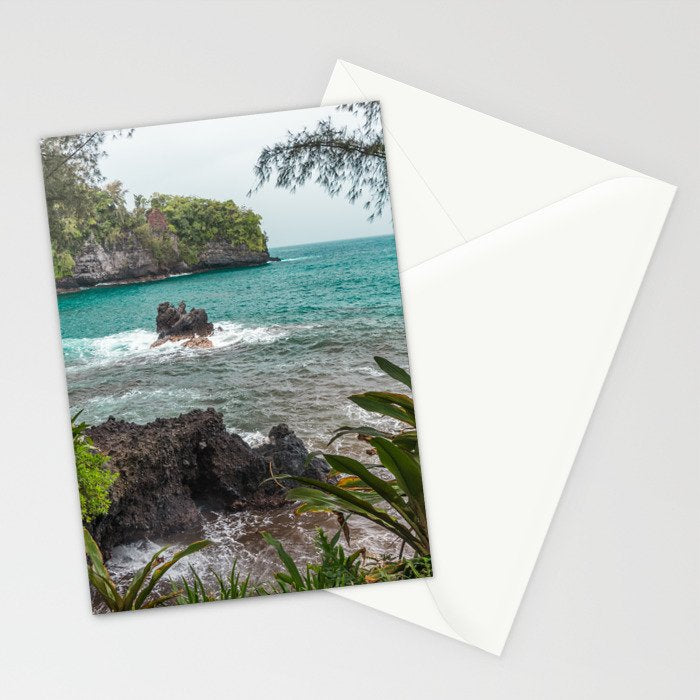 Hawaiian Turquoise Cove Stationery Card Gallery Image 2