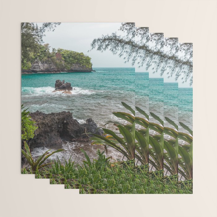 Hawaiian Turquoise Cove Wrapping Paper Gallery Image 3