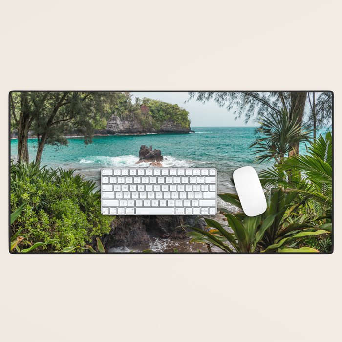 Hawaiian Turquoise Cove Desk Mat Gallery Image 1