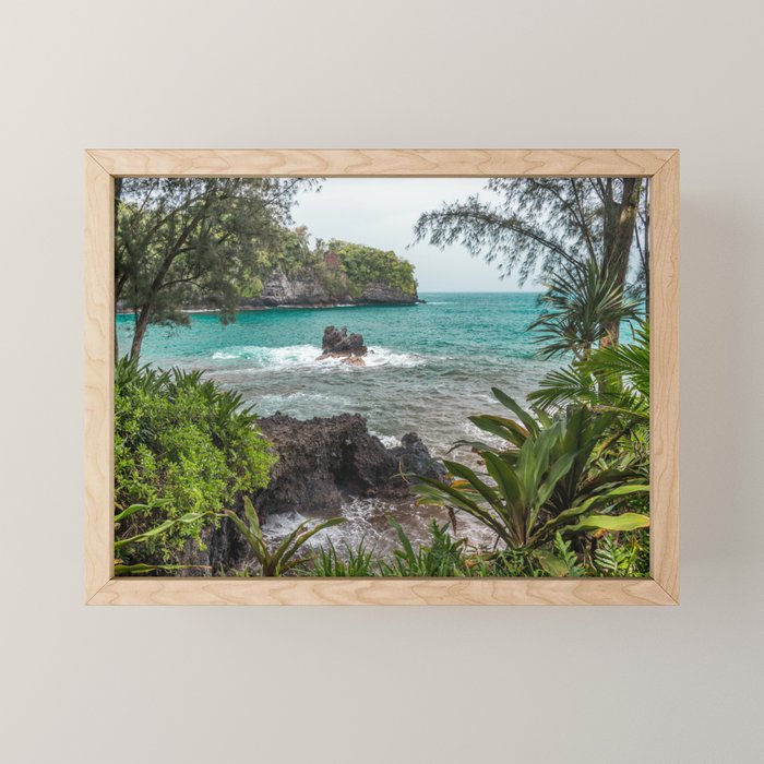 Hawaiian Turquoise Cove Mini Art Print Gallery Image 1