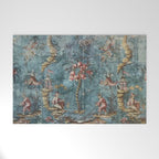Antique Italian Chinoiserie 18th Century Fresco Welcome Mat Gallery Image 1