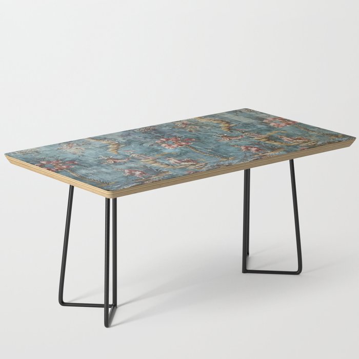 Antique Italian Chinoiserie 18th Century Fresco Coffee Table Gallery Image 1