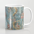 Antique Italian Chinoiserie 18th Century Fresco Coffee Mug Gallery Image 1