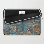 Antique Italian Chinoiserie 18th Century Fresco Laptop Sleeve Gallery Image 2