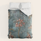 Antique Italian Chinoiserie 18th Century Fresco Comforter Gallery Image 6