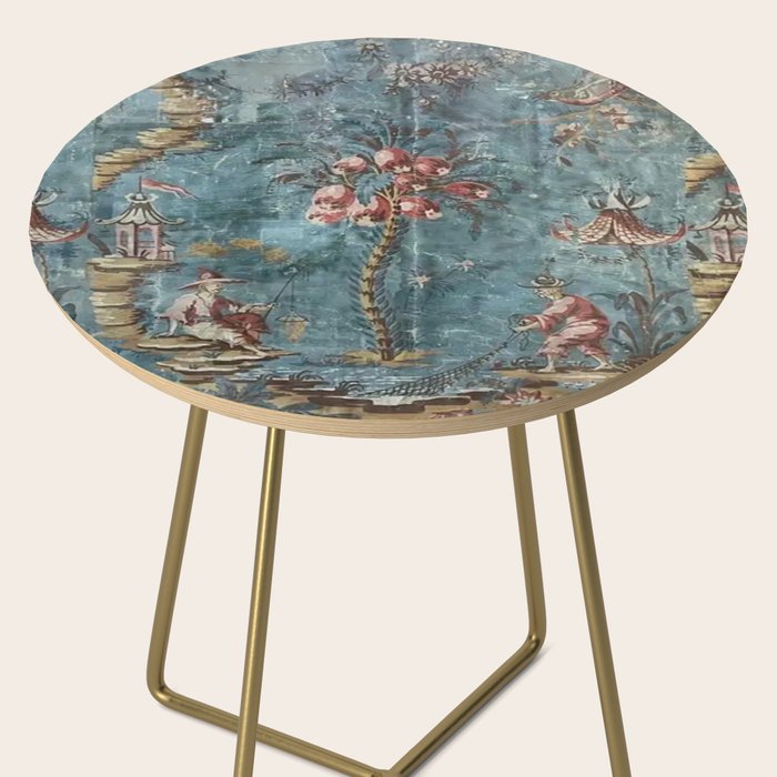 Antique Italian Chinoiserie 18th Century Fresco Side Table Gallery Image 2