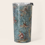 Antique Italian Chinoiserie 18th Century Fresco Travel Mug Gallery Image 2