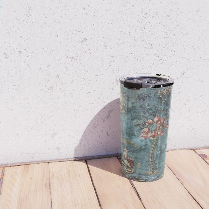 Antique Italian Chinoiserie 18th Century Fresco Travel Mug Gallery Image 4