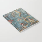Antique Italian Chinoiserie 18th Century Fresco Notebook Gallery Image 2