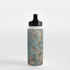 Antique Italian Chinoiserie 18th Century Fresco Water Bottle Gallery Image 2