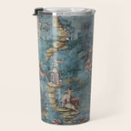 Antique Italian Chinoiserie 18th Century Fresco Travel Mug Gallery Image 3