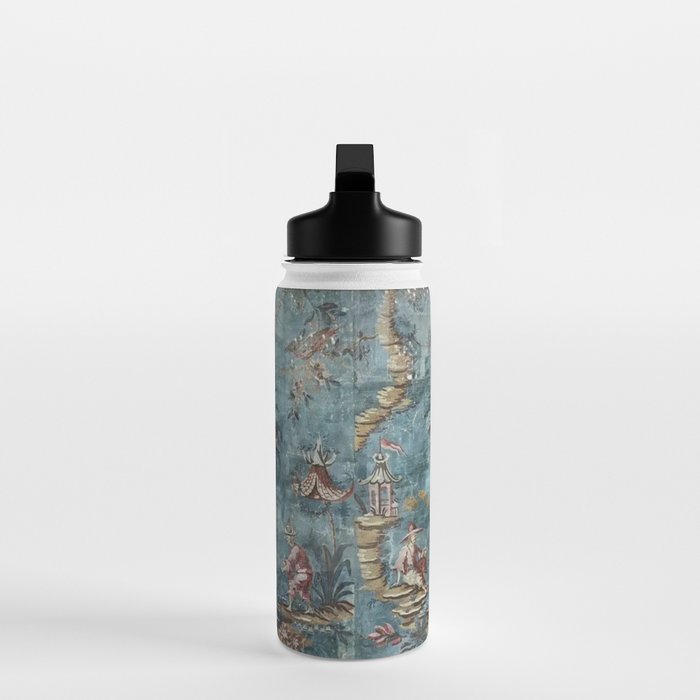 Antique Italian Chinoiserie 18th Century Fresco Water Bottle Gallery Image 3