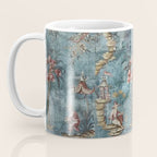 Antique Italian Chinoiserie 18th Century Fresco Coffee Mug Gallery Image 3