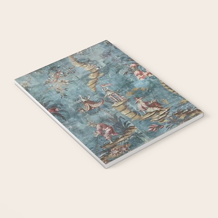 Antique Italian Chinoiserie 18th Century Fresco Notebook Gallery Image 3