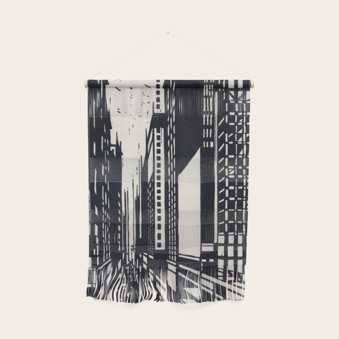 Skyscraper under construction - Max Thalmann 1925 Wall Hanging Gallery Image 1