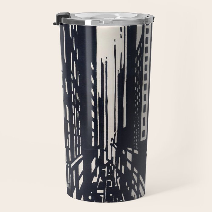 Skyscraper under construction - Max Thalmann 1925 Travel Mug Gallery Image 3