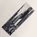 Skyscraper under construction - Max Thalmann 1925 Yoga Mat Gallery Image 1