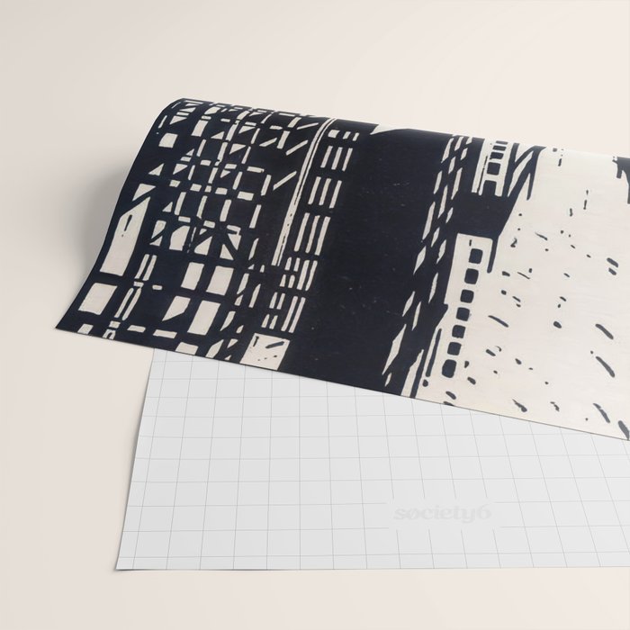 Skyscraper under construction - Max Thalmann 1925 Wrapping Paper Gallery Image 2