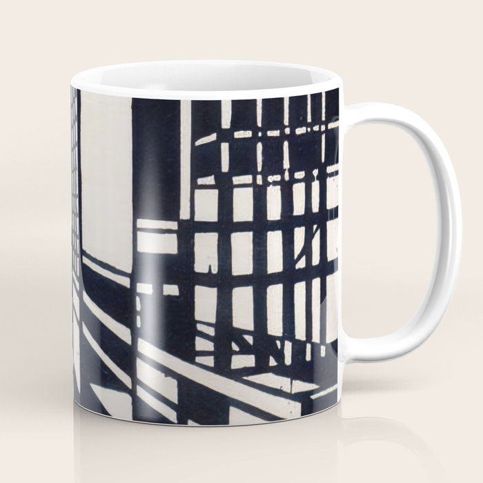 Skyscraper under construction - Max Thalmann 1925 Coffee Mug Gallery Image 1