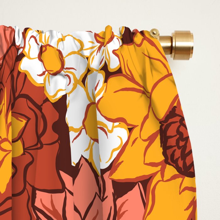 Floral Funk Window Curtain Gallery Image 2