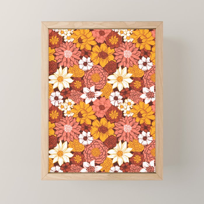 Floral Funk Mini Art Print Gallery Image 1