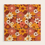 Floral Funk Wood Wall Art Gallery Image 1