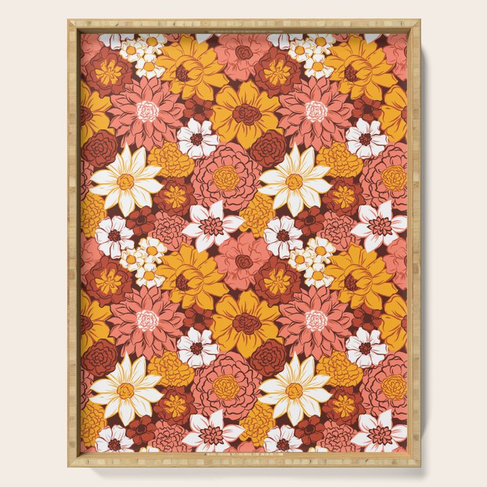Floral Funk Serving Tray Gallery Image 1