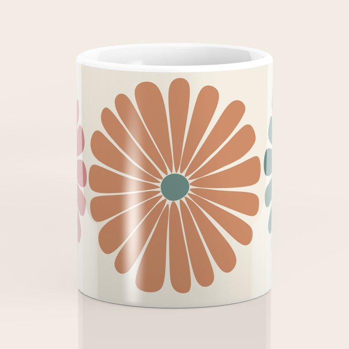 Retro Summer Daisies IX Coffee Mug Gallery Image 4
