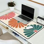 Retro Summer Daisies IX Desk Mat Gallery Image 2