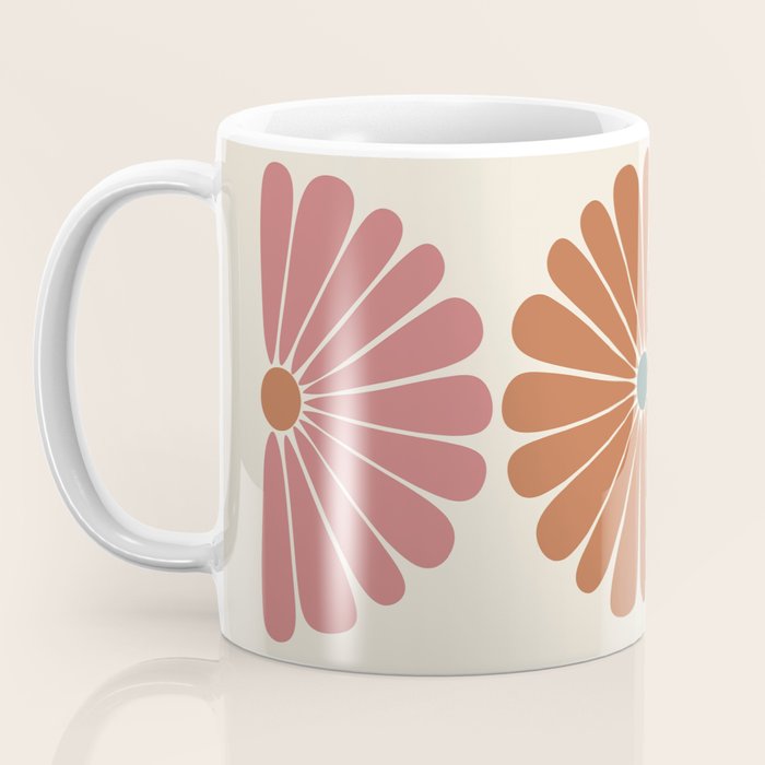 Retro Summer Daisies IX Coffee Mug Gallery Image 3