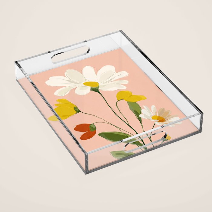Daisy Daydream Acrylic Tray Gallery Image 1