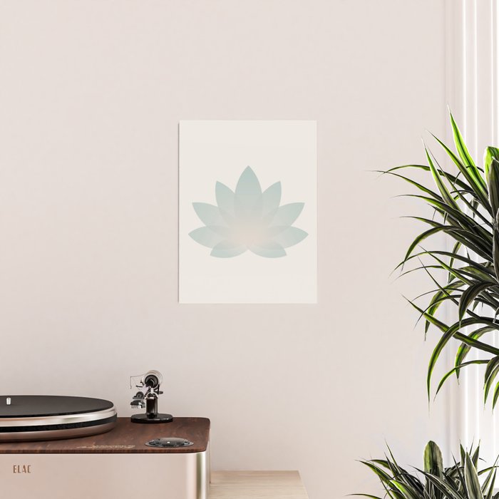 Lotus Flower Minimalism VI Poster Gallery Image 2