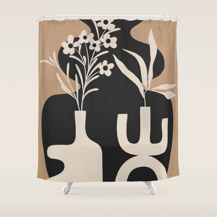 Abstract Blooms 6 Shower Curtain Gallery Image 1