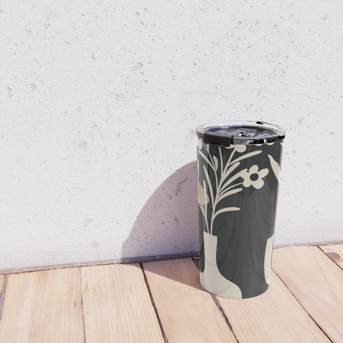 Abstract Blooms 6 Travel Mug Gallery Image 4