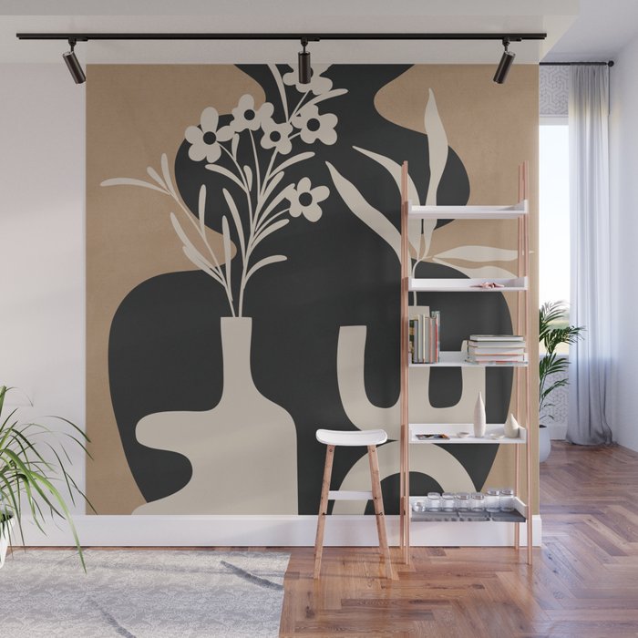 Abstract Blooms 6 Wall Mural Gallery Image 1