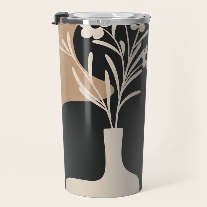 Abstract Blooms 6 Travel Mug Gallery Image 3