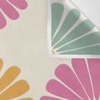 Retro Summer Daisies XI Wall Tapestry Gallery Image 3