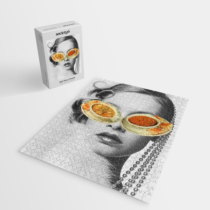 Hungry Eyes - Soup Sunglasses Jigsaw Puzzle Gallery Image 2