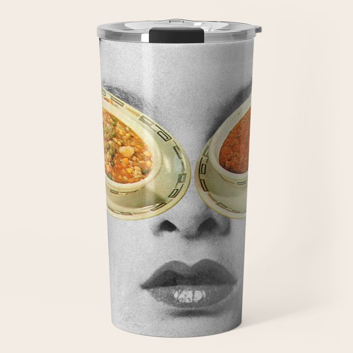Hungry Eyes - Soup Sunglasses Travel Mug Gallery Image 1