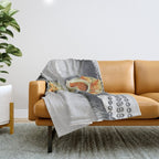 Hungry Eyes - Soup Sunglasses Throw Blanket Gallery Image 1