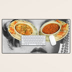 Hungry Eyes - Soup Sunglasses Desk Mat Gallery Image 1