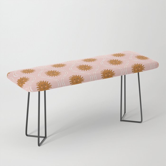 Suns in pink and gold Bench Gallery Image 1